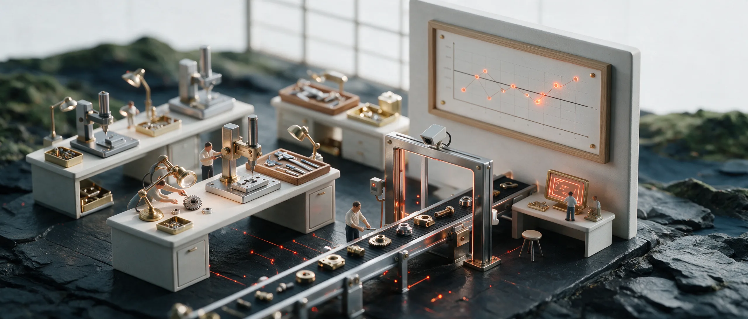 Generative AI on a factory floor the internet cannot reach.